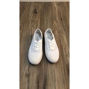 VANS Lo Pro All White Canvas Lace Up Low Top Skateboard Shoes Mens 4.5 Women’s 6
